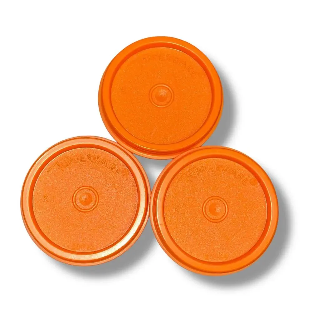Tupperware 201 Orange Midget Seal Lid Replacement 2.25